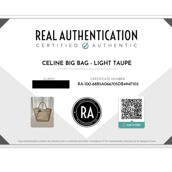 Celine Medium Big Bag in Soft Bare Calfskin - Light Taupe - Picture 2 of 16